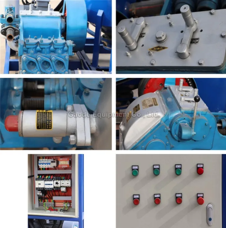 Gaodetec GGP400/700/320/100TPI-E Grout Injection Pump Plant for Ground Construction